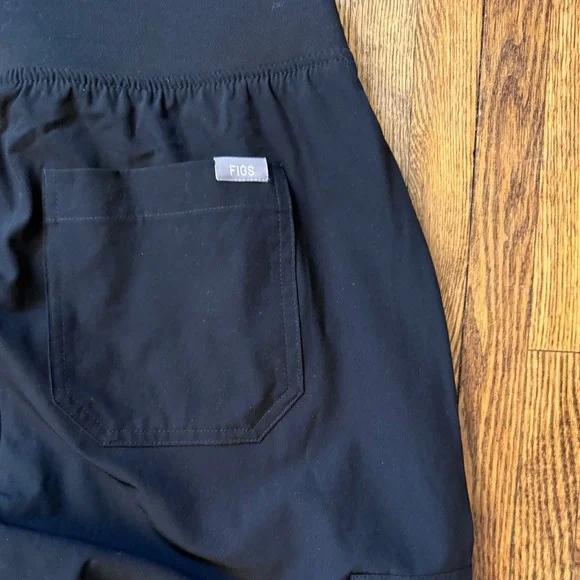 FIGS Yola FREEx 2.0 Lined Skinny Scrub Pants Medium Black - Picture 6 of 8